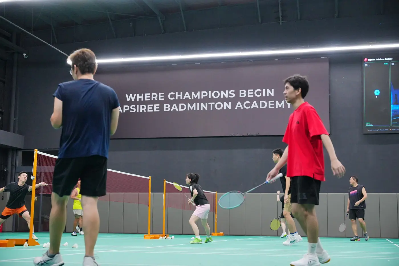 Professional badminton coaching at Sapsiree Badminton Academy in Bangkok